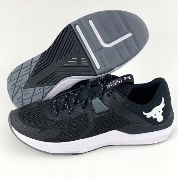 NEW Project Rock BSR 2 Black White Men's Sneakers Shoes Training - Picture 2 of 12